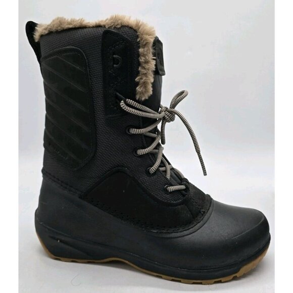 The North Face Shellista IV Mid WaterProof Winter Boots Women's Size 9 Black - Picture 3 of 8